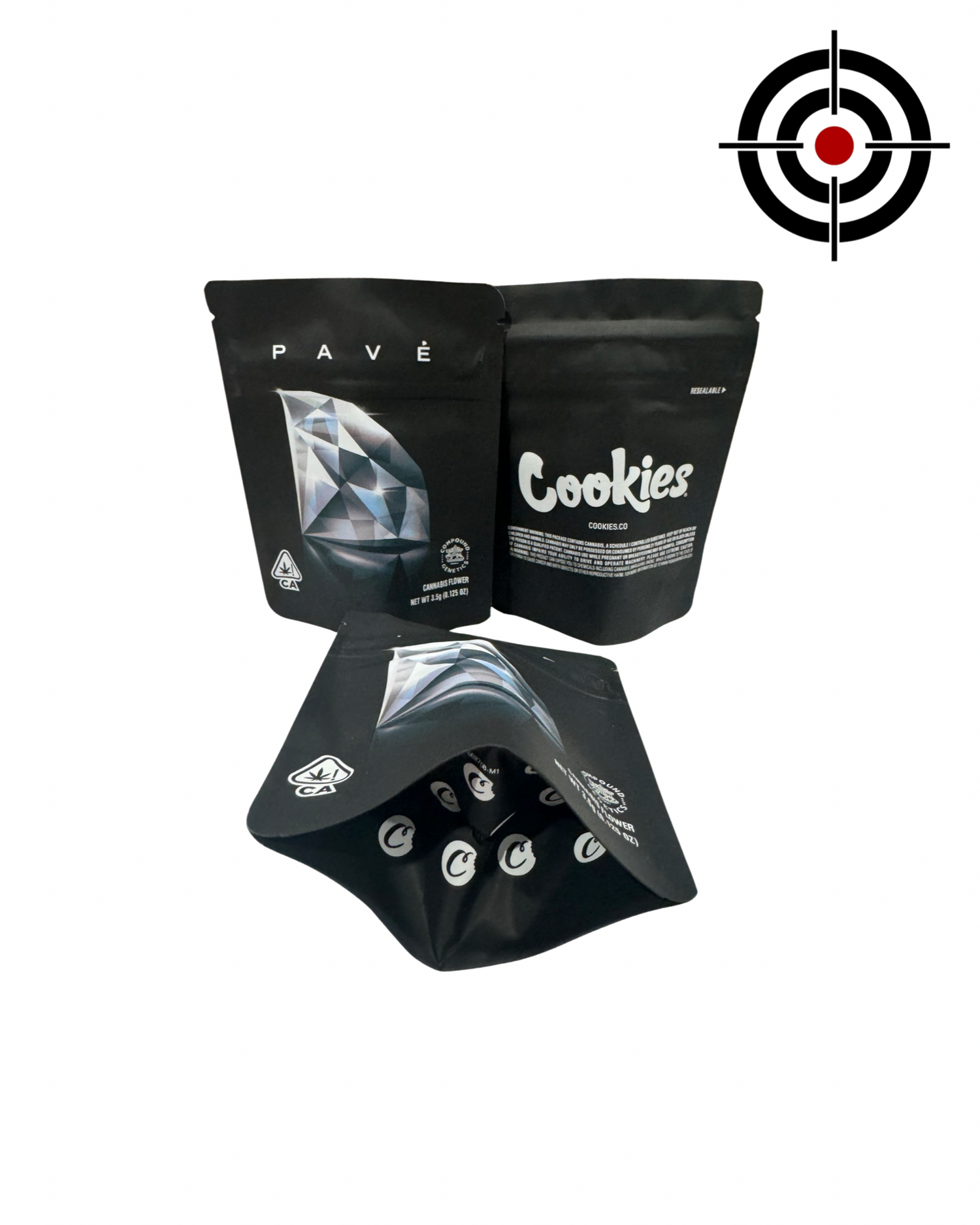 Pave Mylar Bags 3.5g Cookies