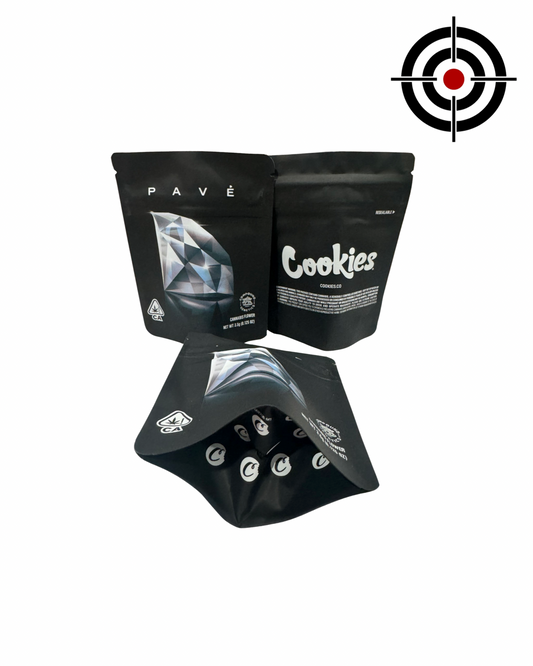 Pave Mylar Bags 3.5g Cookies