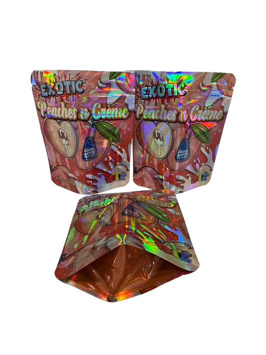 Peaches n Creme Mylar Bags 3.5g OTE
