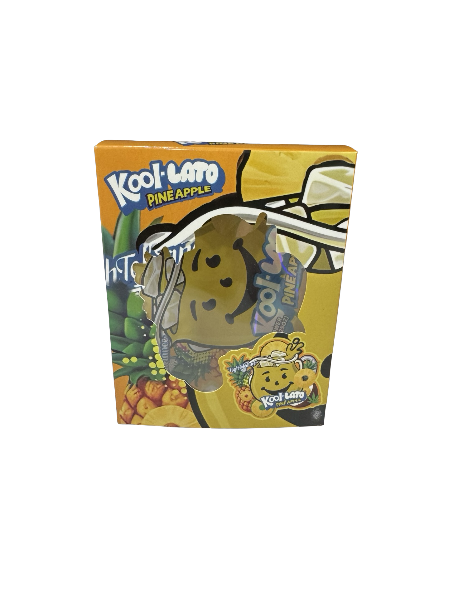 Pineapple Kool-Lato 3.5g Mylar Bags & Boxes High Tolerance front