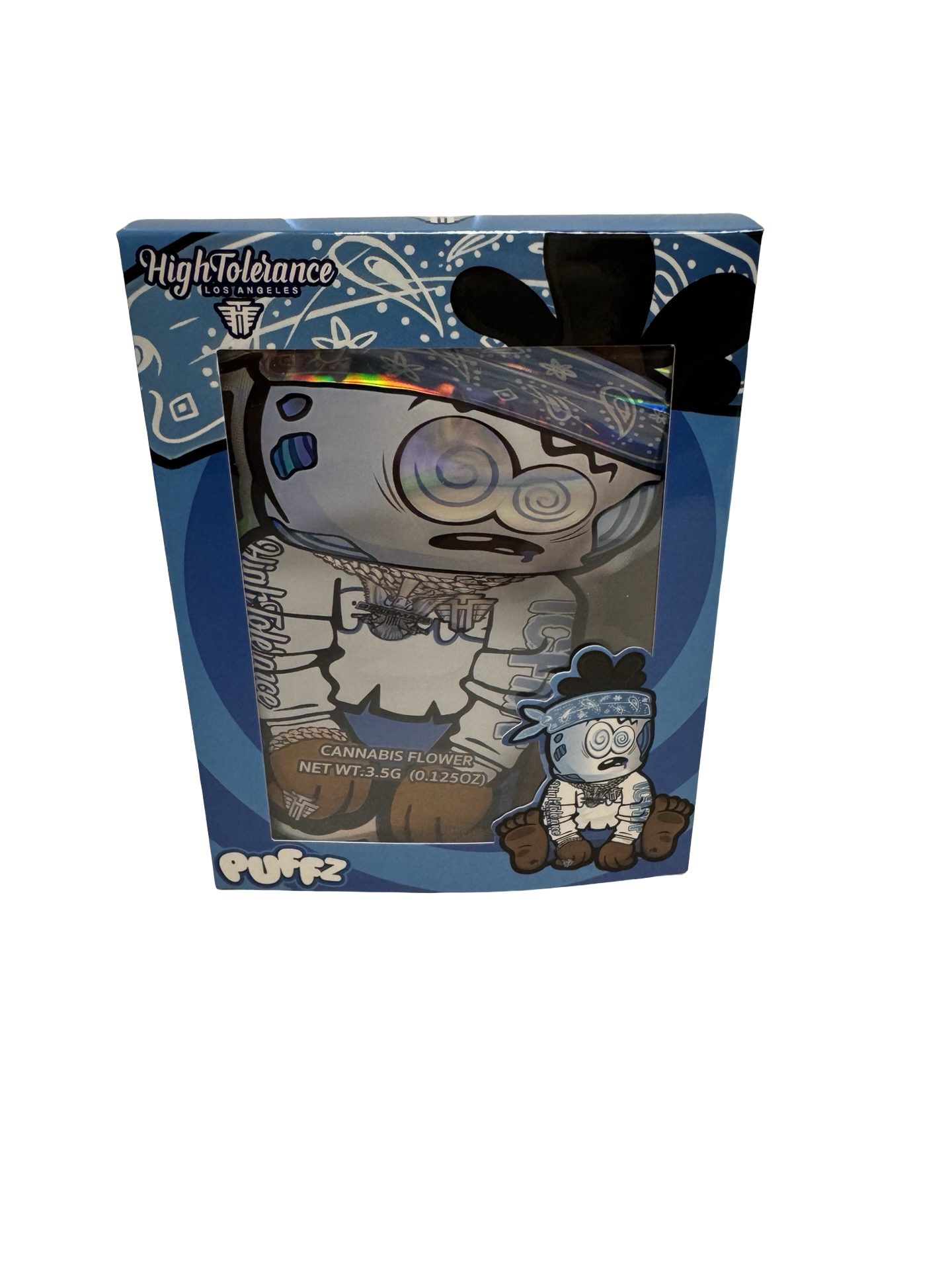 Puffz 3.5g Mylar Bag & Box High Tolerance front