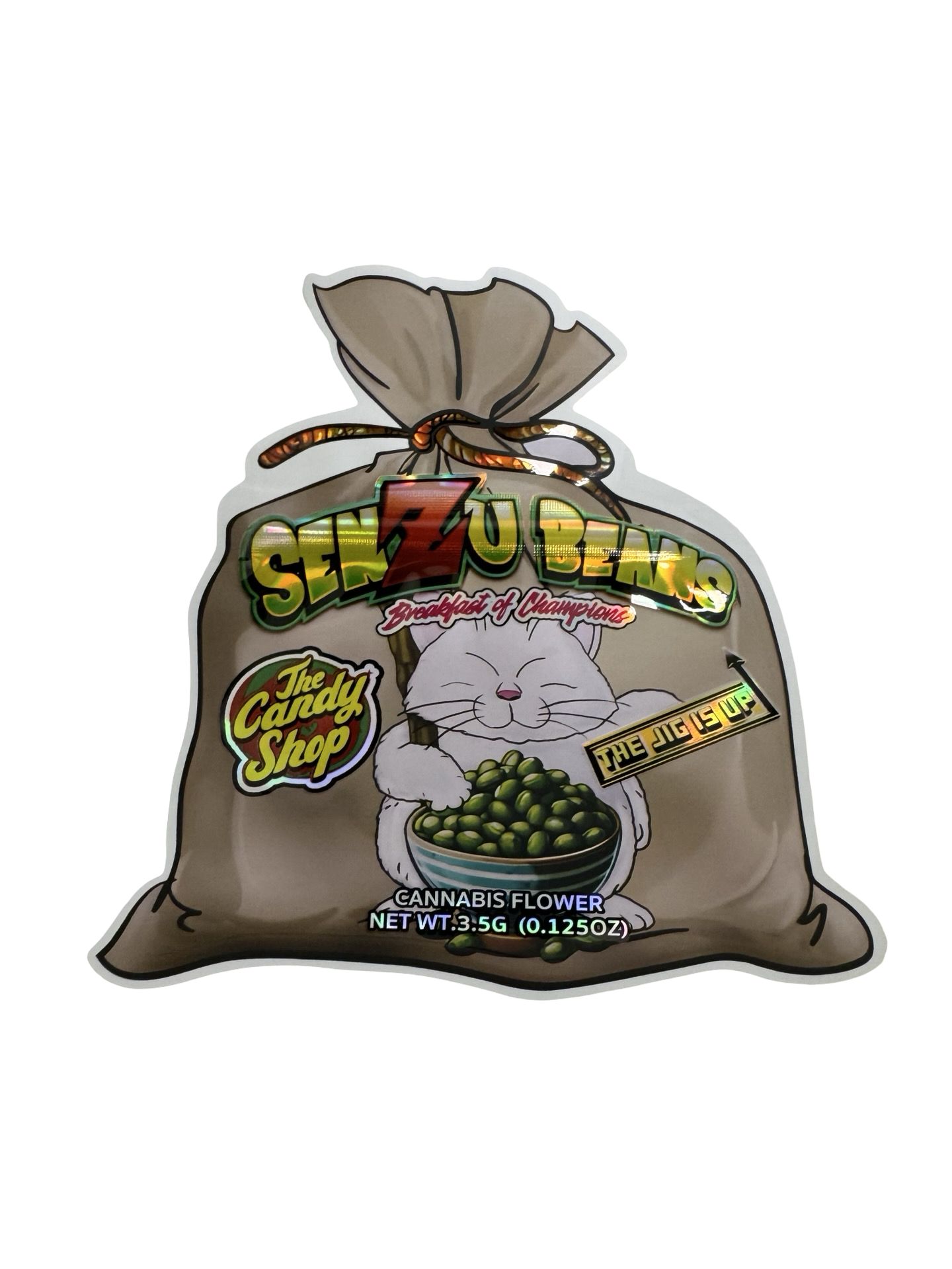 Senzu Beans Mylar Bags 3.5g The Candy Shop front