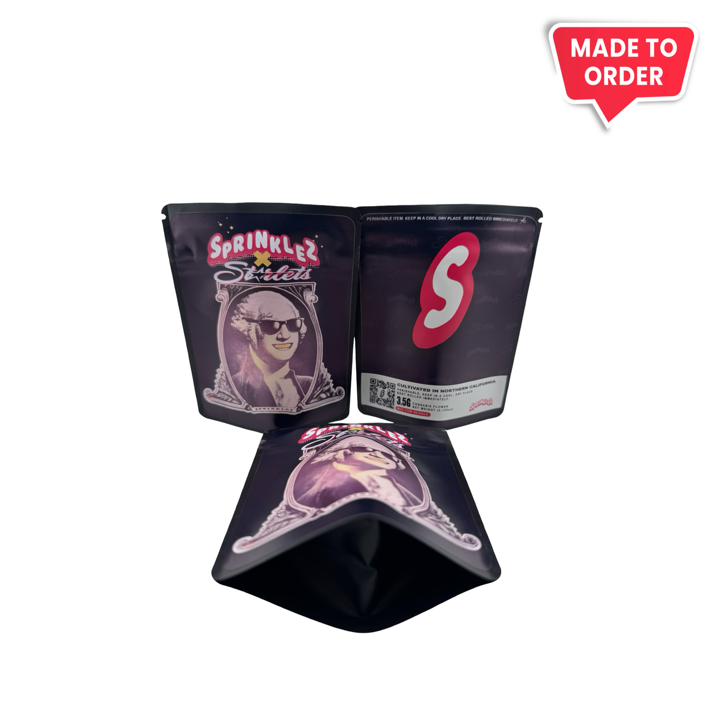 Sprinklez x Starlets 3.5g Mylar Bags Sprinklez