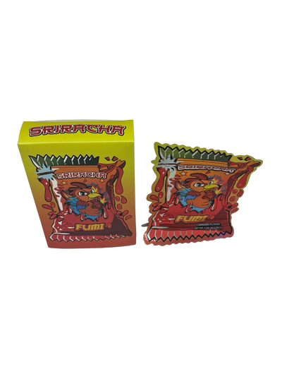 Sriracha Sauce 3.5g Mylar Bags & Boxes Fumi