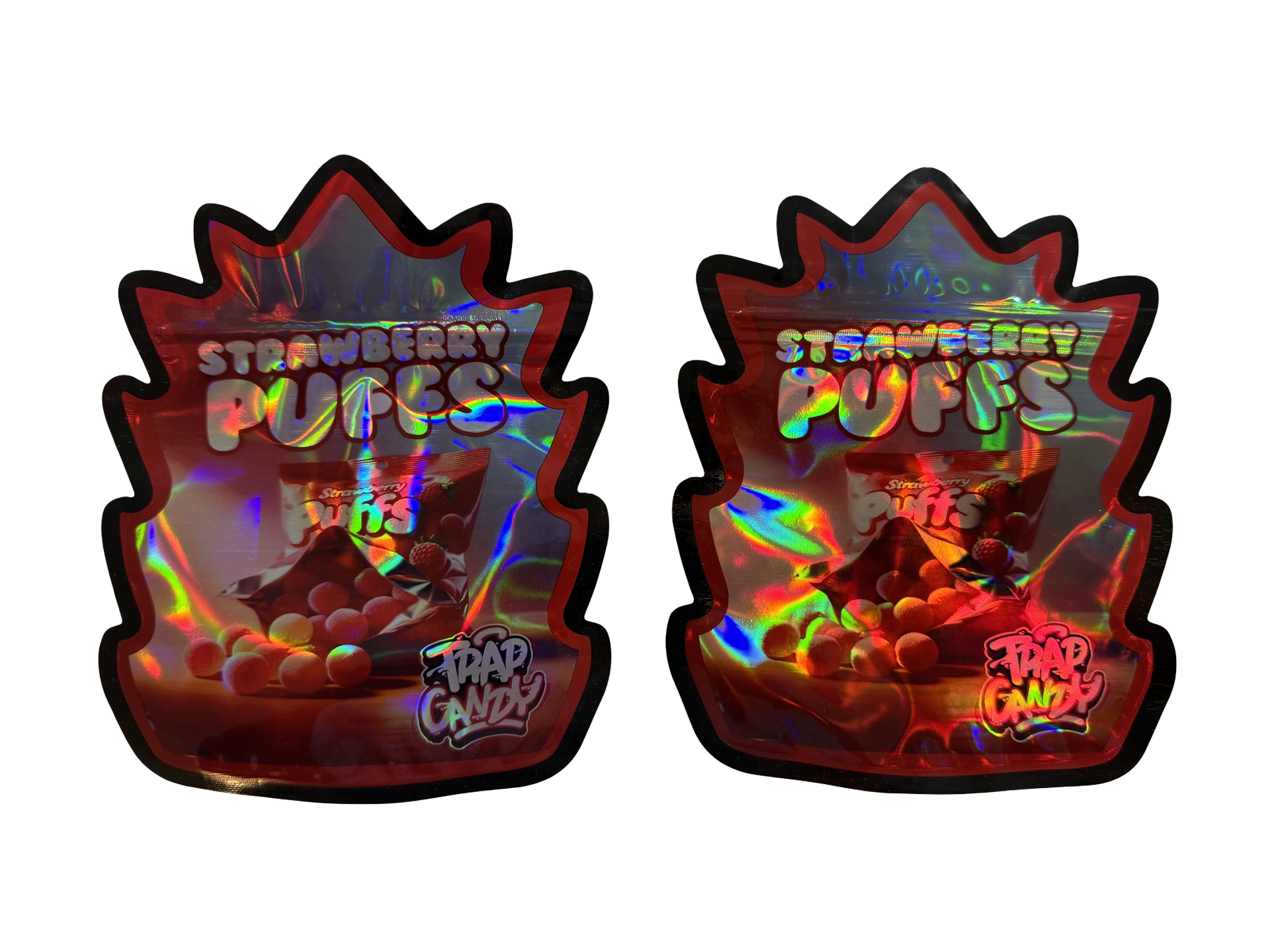 Strawberry Puffs Mylar Bags 3.5g Trap Candy