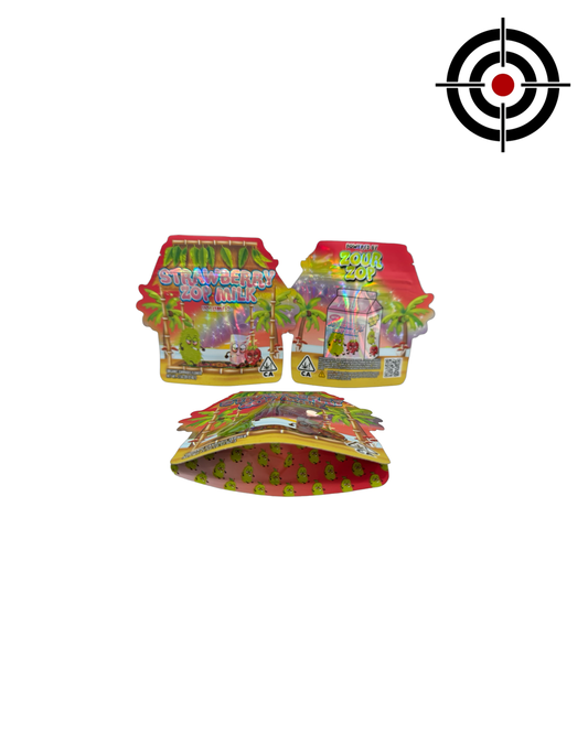 Strawberry Zop Milk Volume 2 Mylar Bags 3.5g Zour Zop