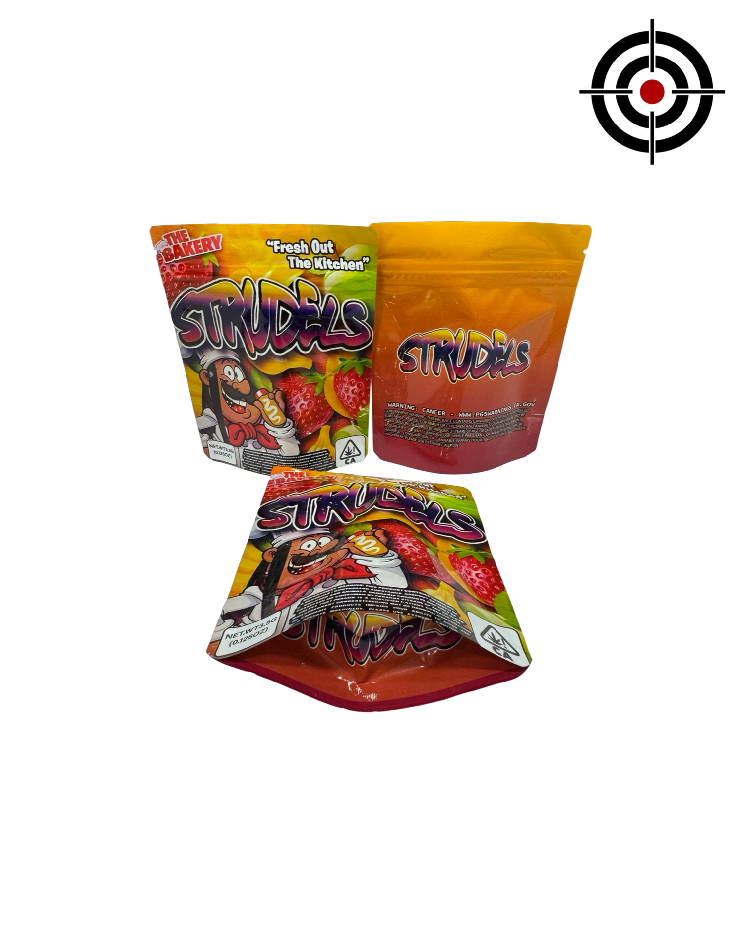 Strudels Mylar Bags 3.5g The Bakery