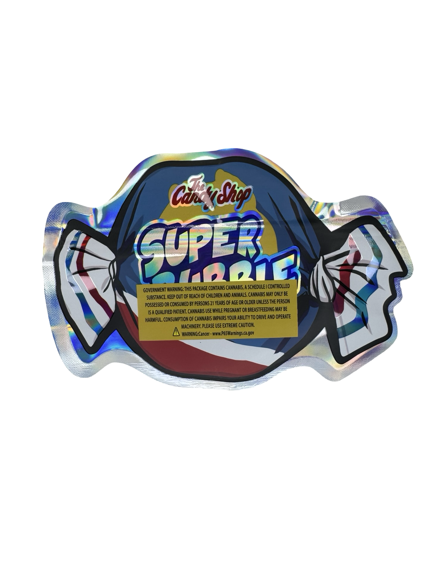 Super Bubble Mylar Bags 3.5g The Candy Shop back
