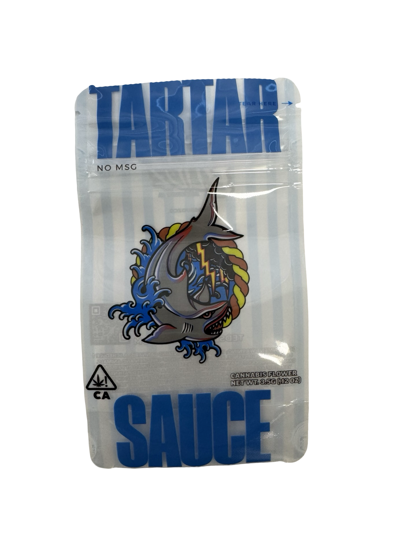 Tartar Sauce 3.5g Mylar Bags Teds Budz front