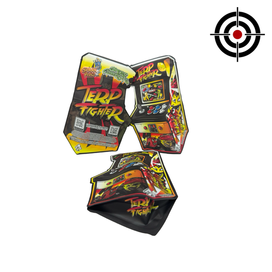 Terp Fighter 3.5g Mylar Bags Spark Plugz