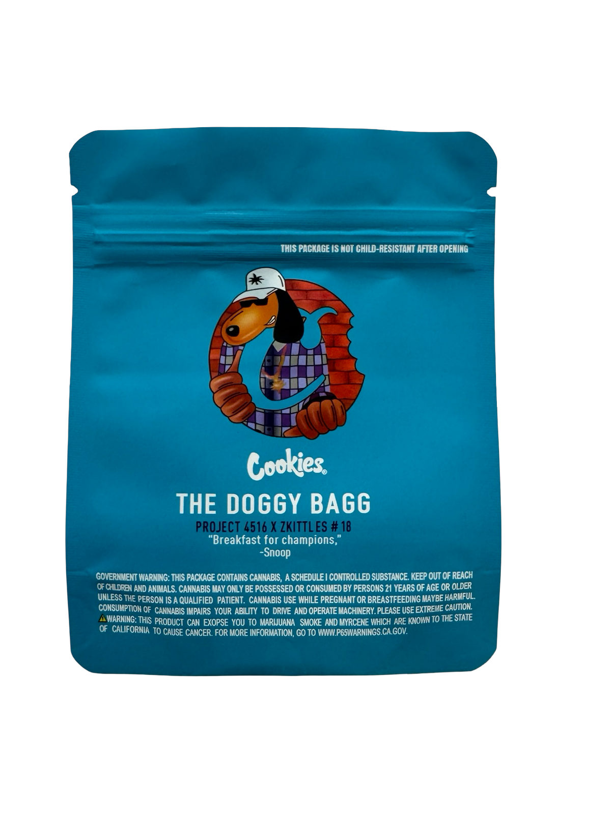 The Doggy Bagg 3.5g Mylar Bags | Cookies | Fire Mylar