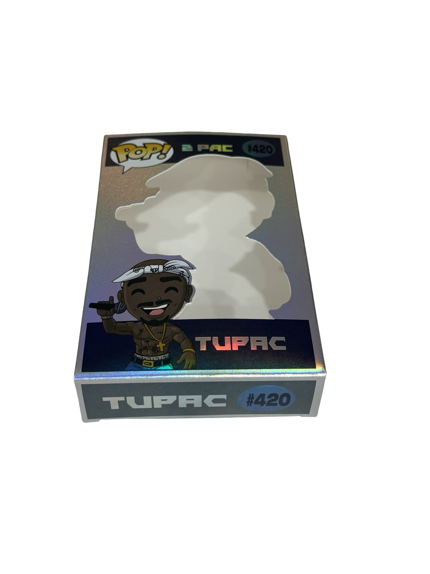Tupac 3.5g Mylar Bags & Boxes Pop bottom