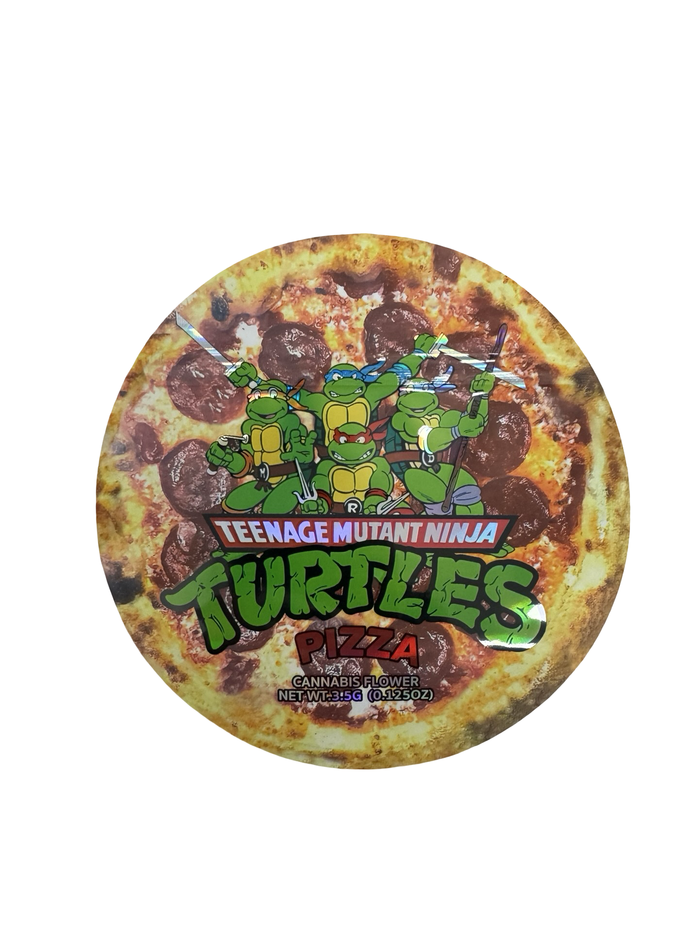 Turtles 3.5g Mylar Bags 5 Star front