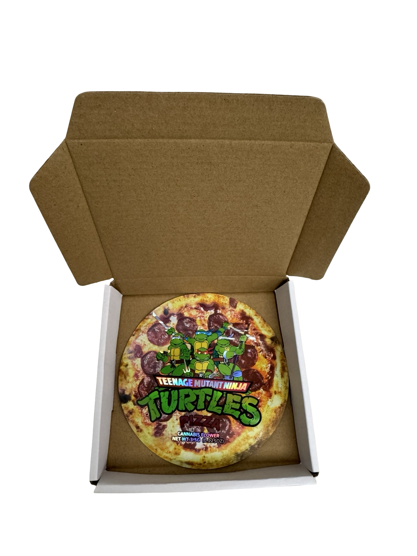 Turtles 3.5g Mylar Bags & Boxes 5 Star inside