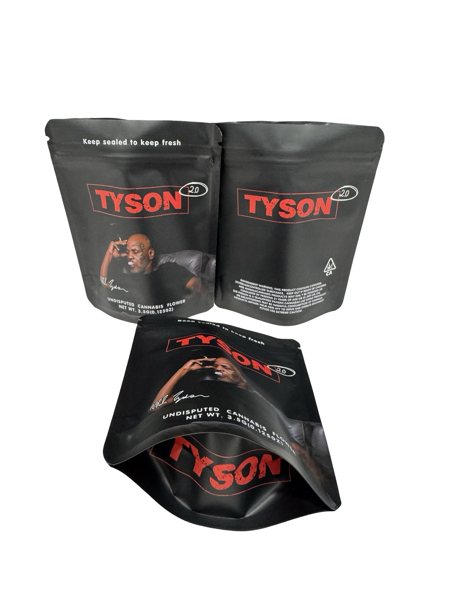 Tyson 2.0 (original) Mylar Bags 3.5g Tyson 2.0