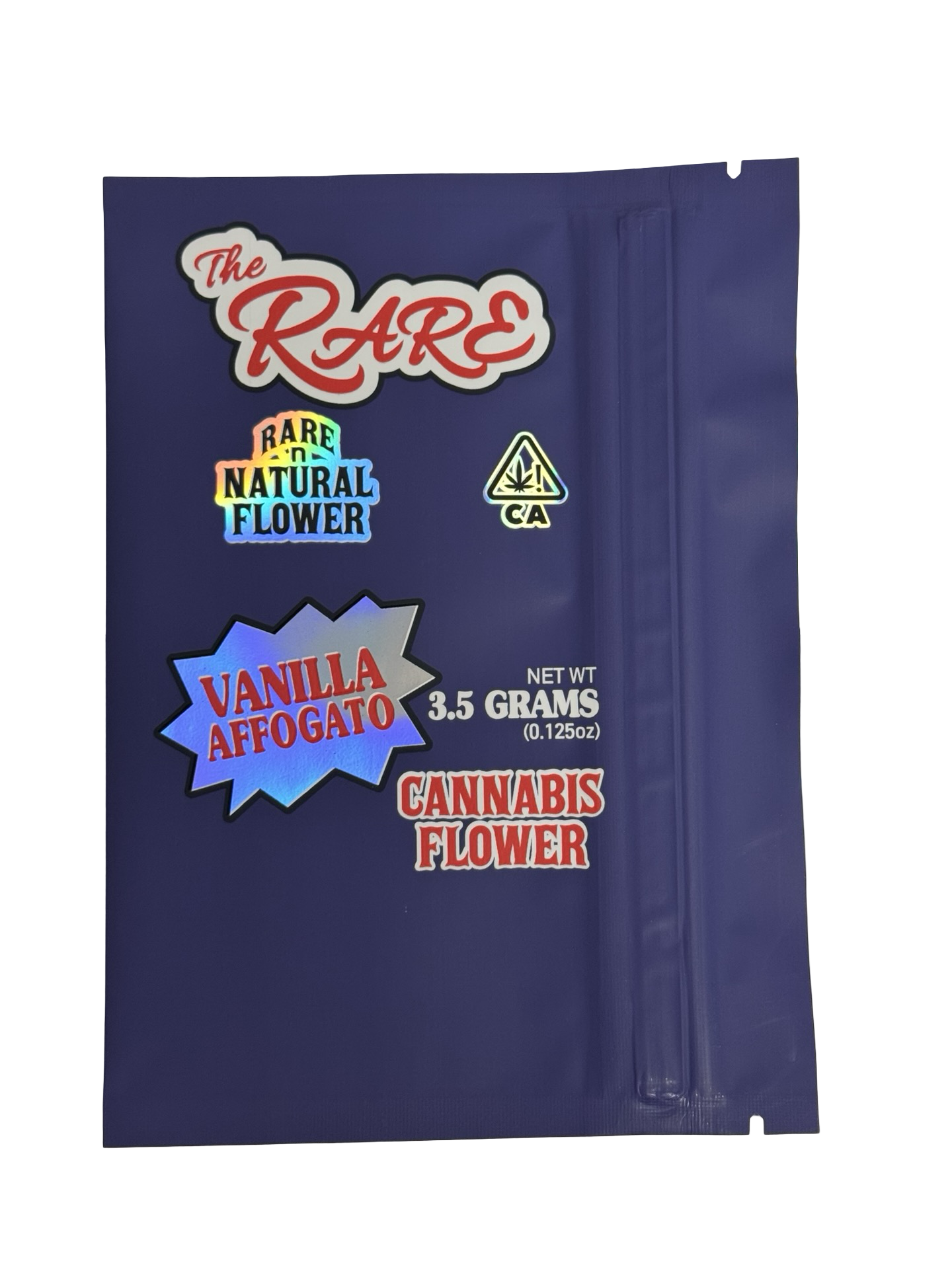 Vanilla Affogato Mylar Bags 3.5g The Rare front