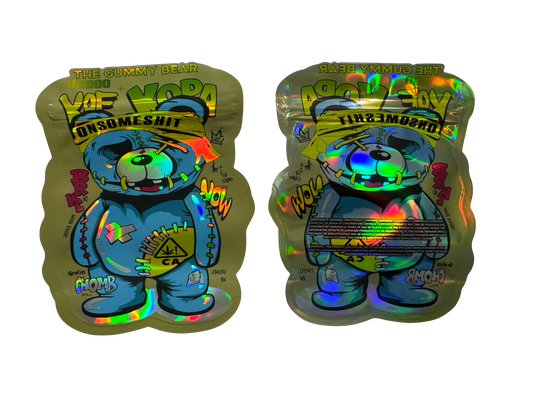 Vodoo Gummy Bear Mylar Bags 3.5g ONSOMESHIT