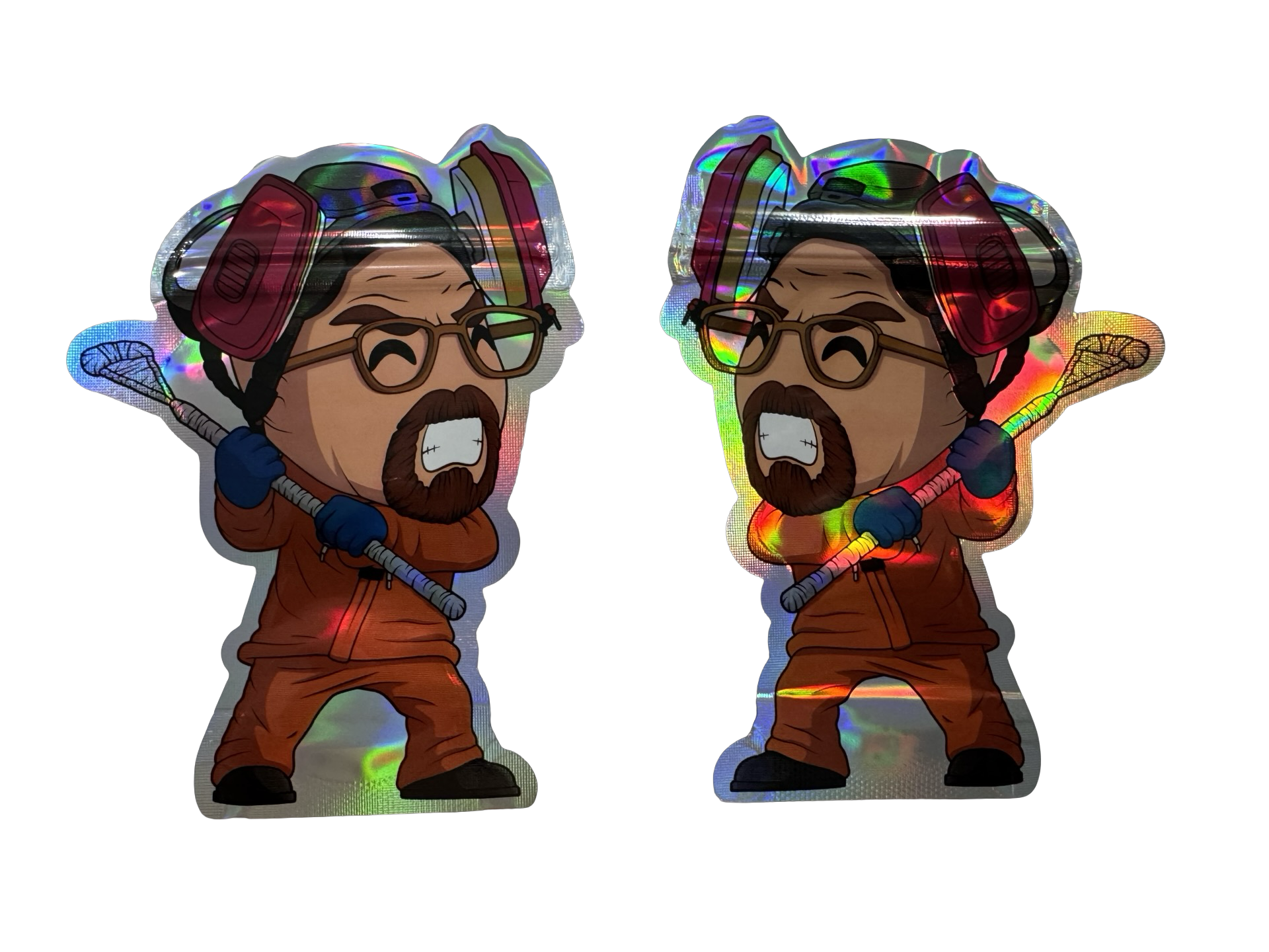 W. White 3.5g Mylar Bags Pop front and back