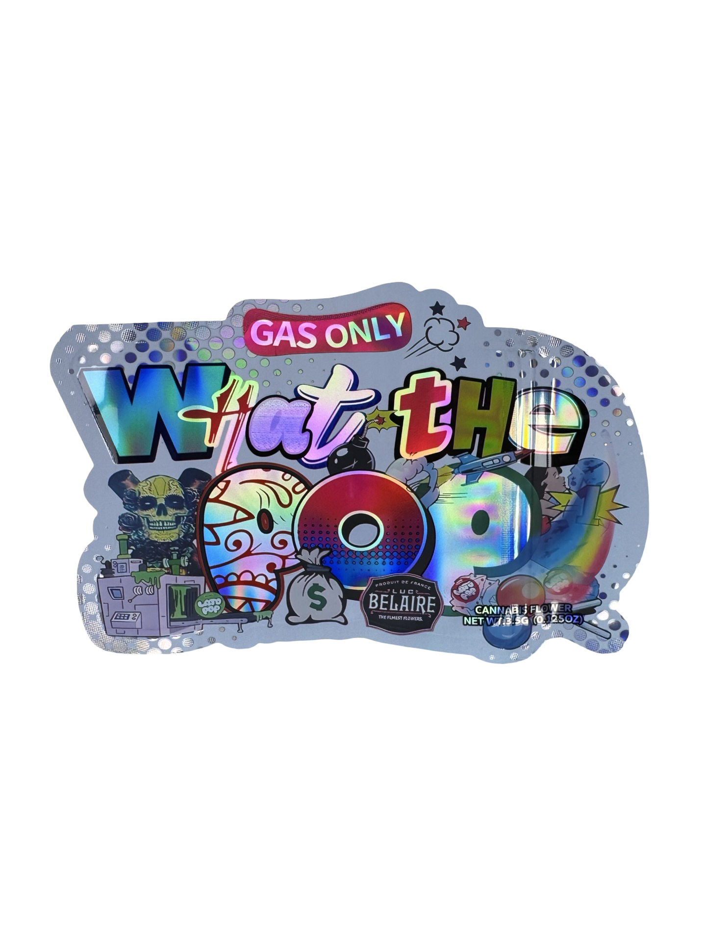 What the Pop 3.5g Mylar Bags High Tolerance back