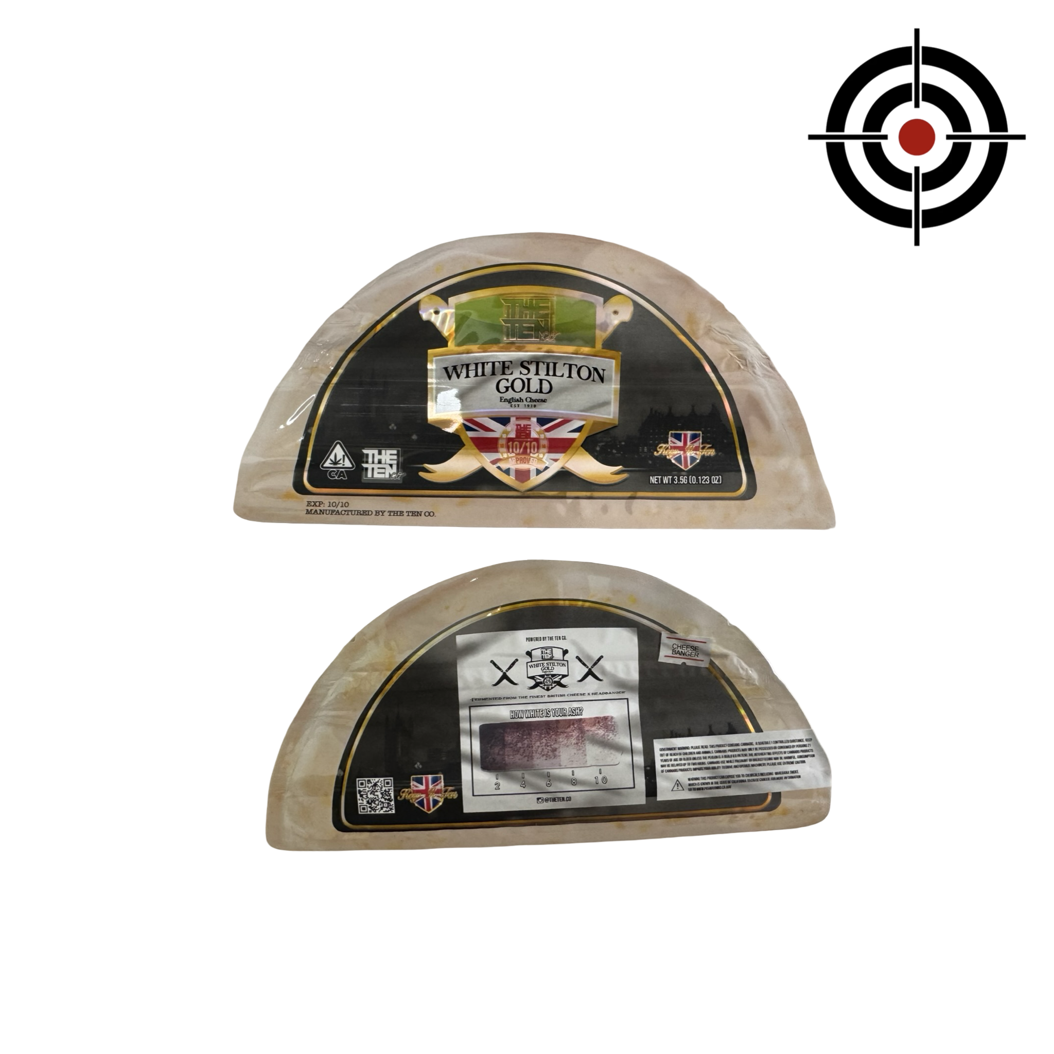 White Stilton Gold 3.5g Mylar Bags | The Ten Co – Fire Mylar