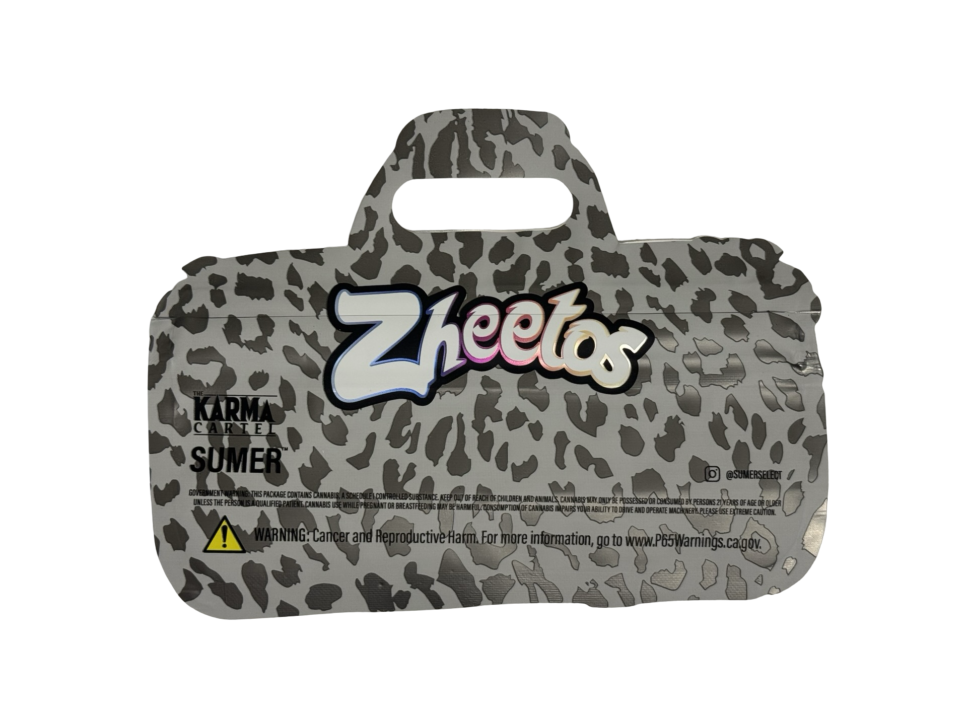 Zheetos 3.5g Mylar Bags Sumer back