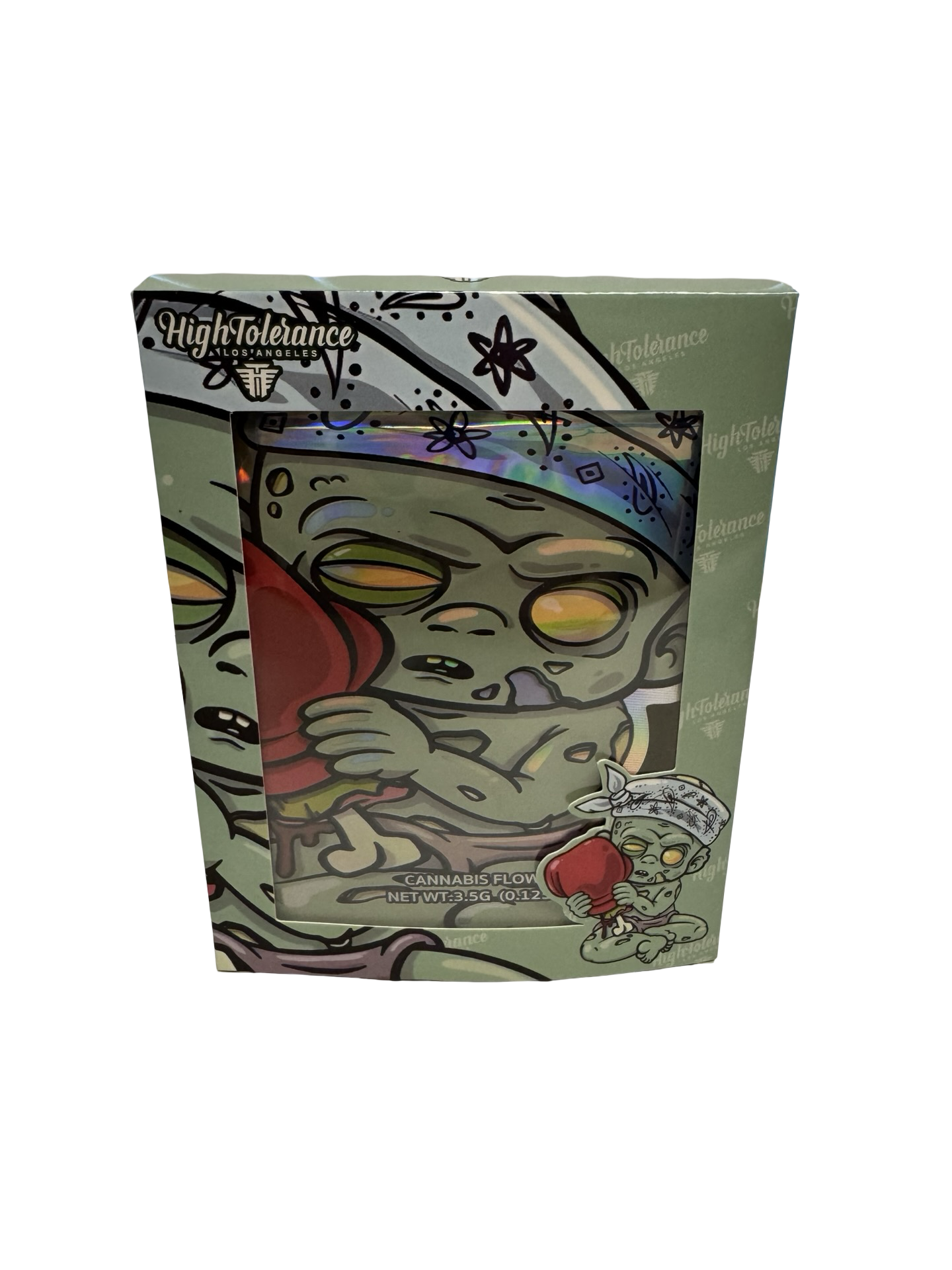Zombie 3.5g Mylar Bag & Box High Tolerance front