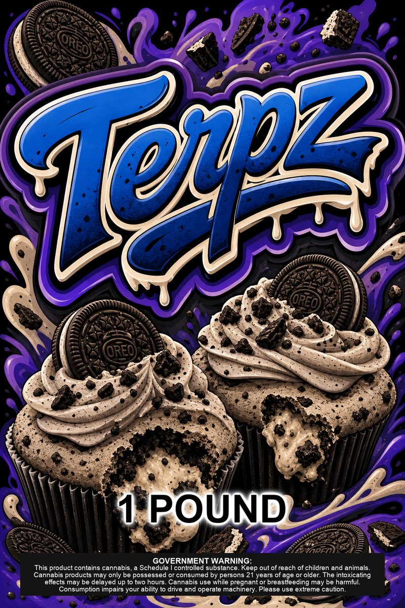 Terpz custom 6x9 pound bag sticker / turkey-bag flavor label