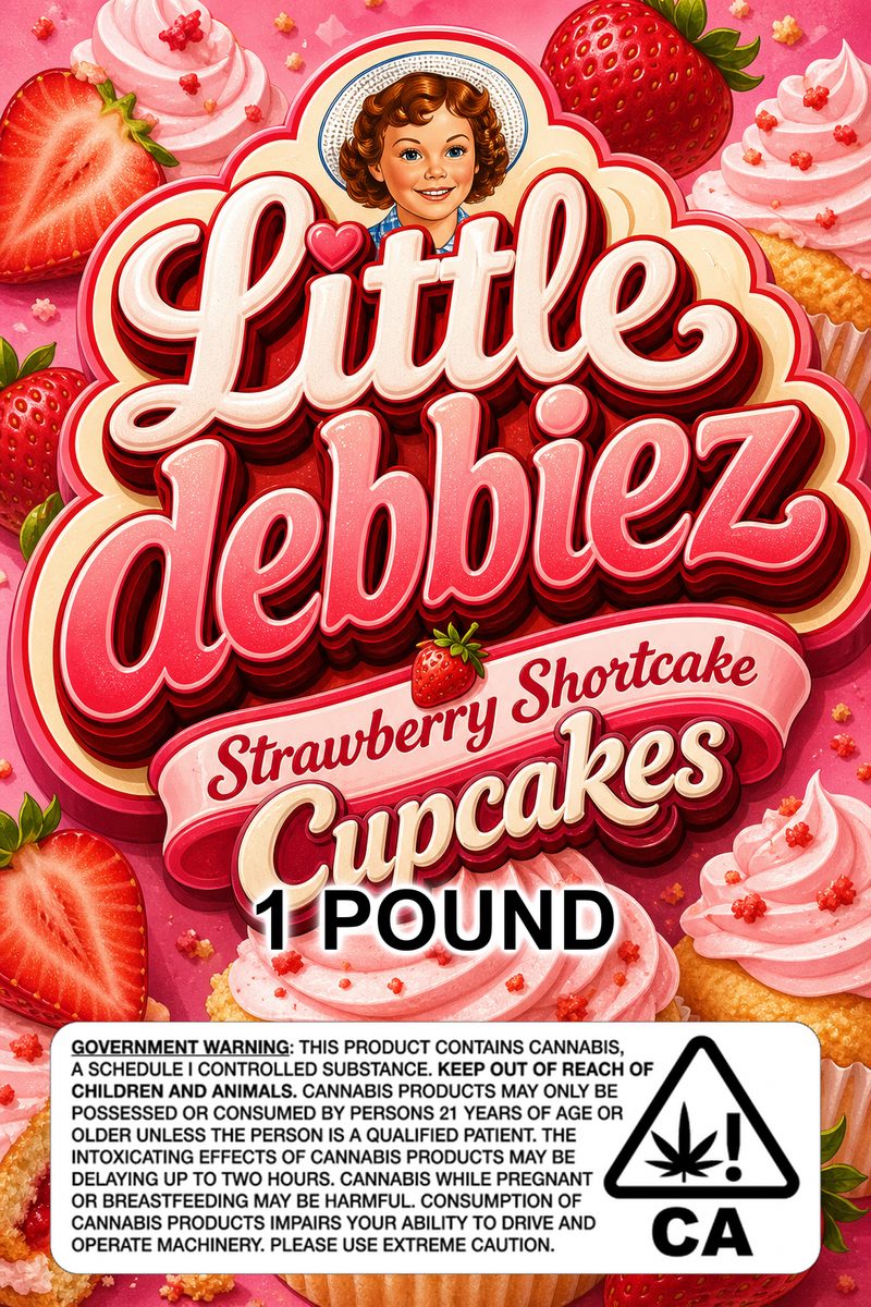 Little debbiez custom 6x9 pound bag sticker / turkey-bag flavor label
