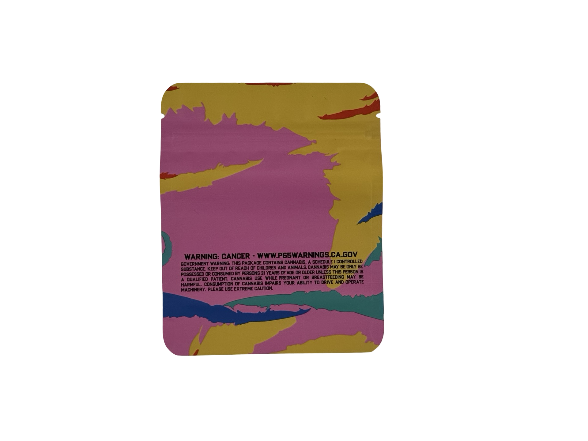 La Chron 3.5g Mylar Bags Big Als — back
