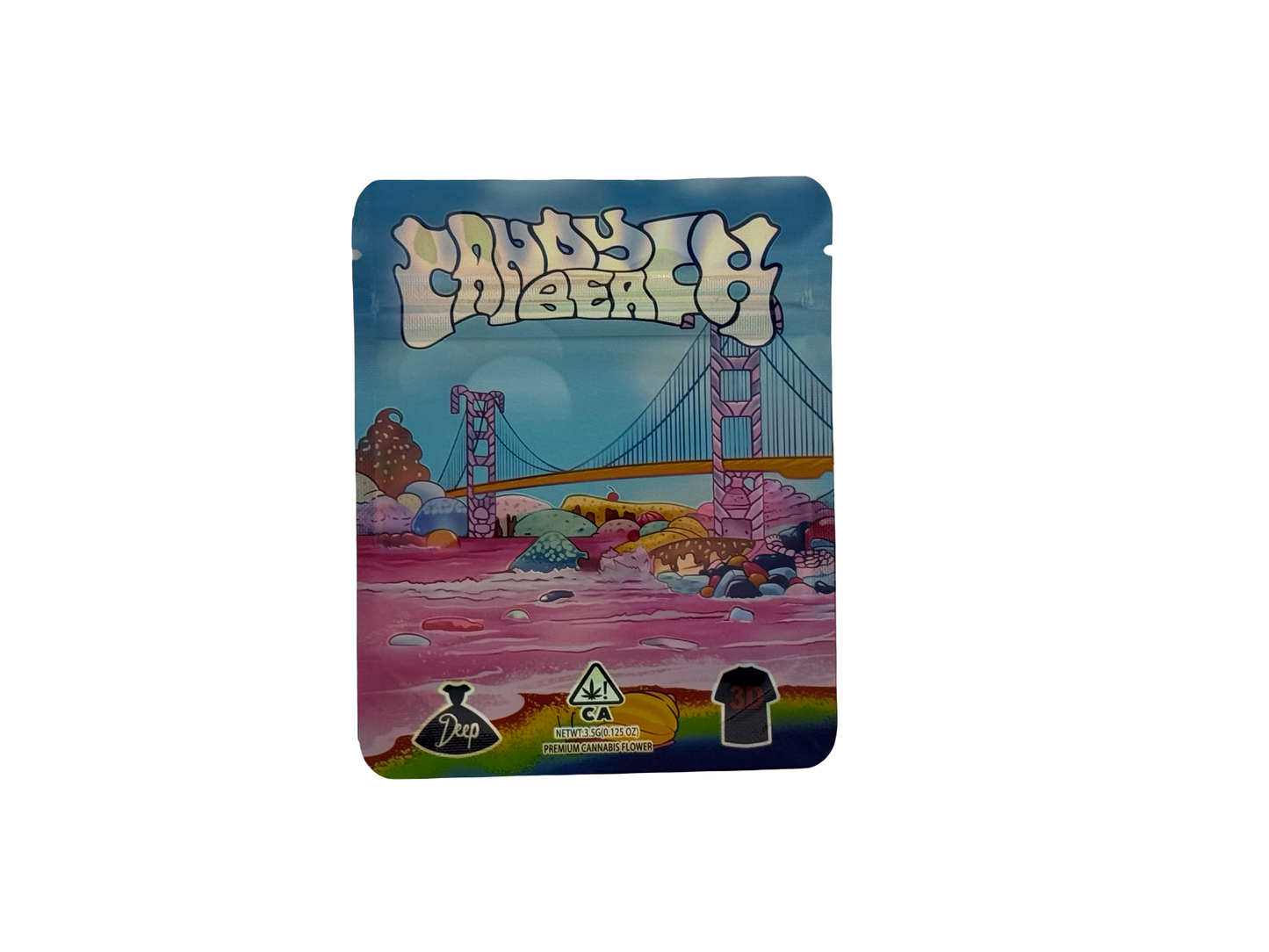 Candy Beach 3.5g Mylar Bags Deep In The Bag