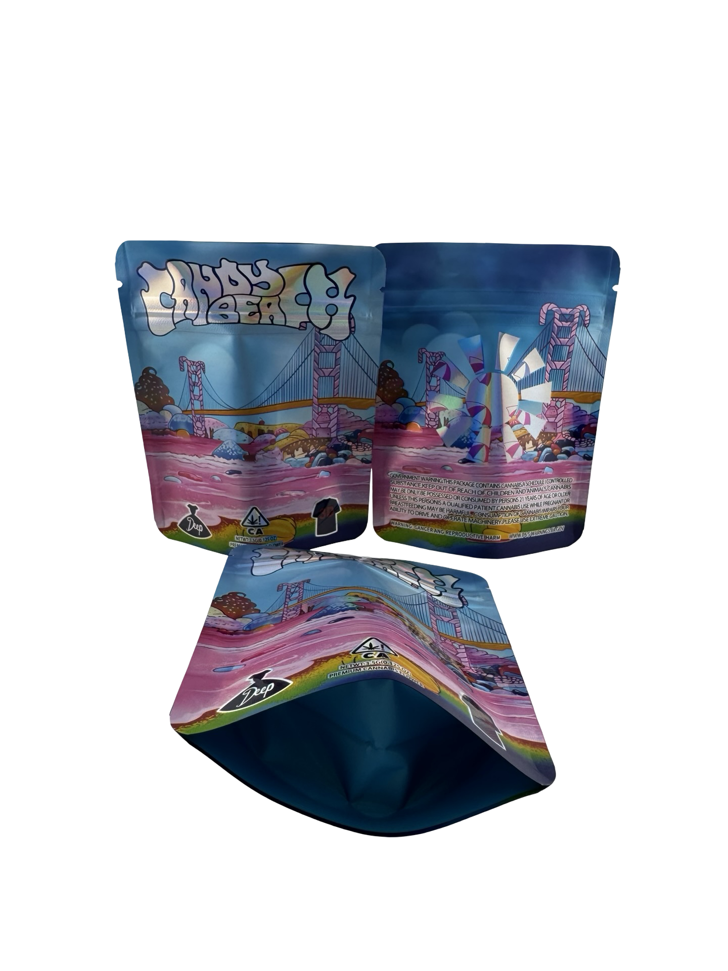 Candy Beach 3.5g Mylar Bags Deep In The Bag