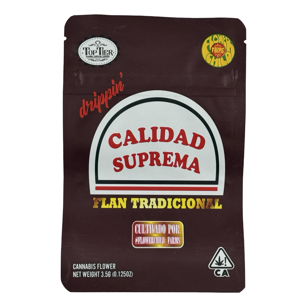 Calidad Suprema (Retro) Mylar Bags 3.5g Backpack Boyz — 3.5g pre-printed mylar bag — front
