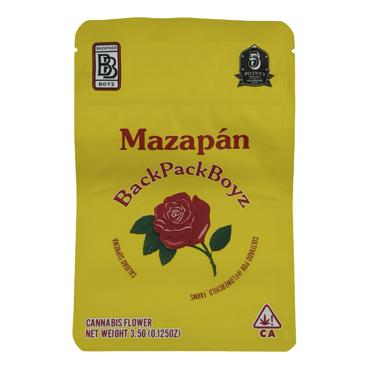 Mazapan (Retro) Mylar Bags 3.5g Backpack Boyz — 3.5g pre-printed mylar bag — front