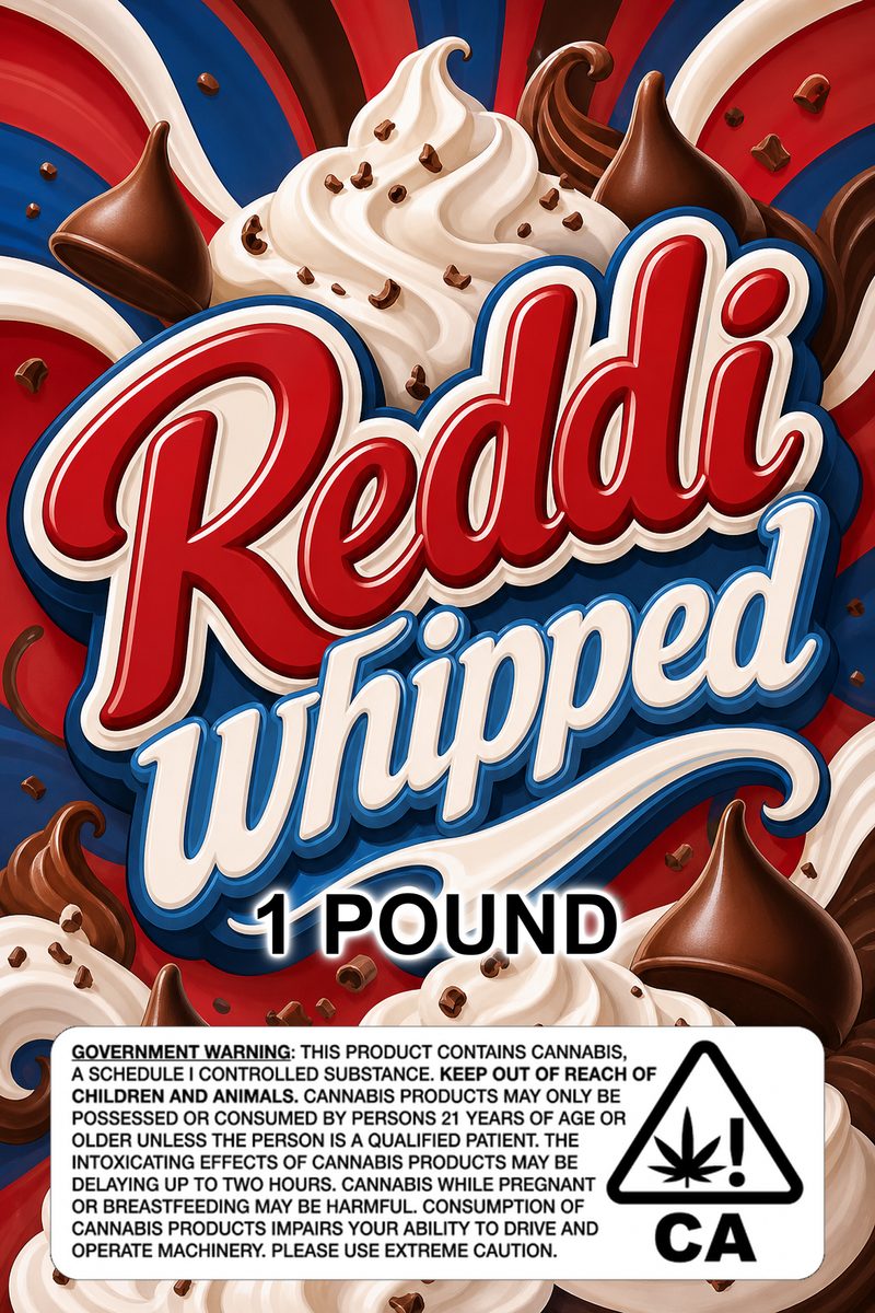 Reddi whipped custom 6x9 pound bag sticker / turkey-bag flavor label