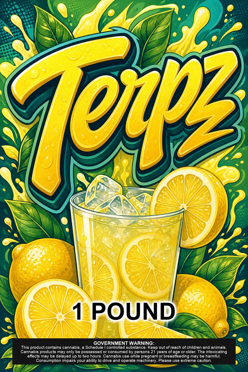 Terpz custom 6x9 pound bag sticker / turkey-bag flavor label