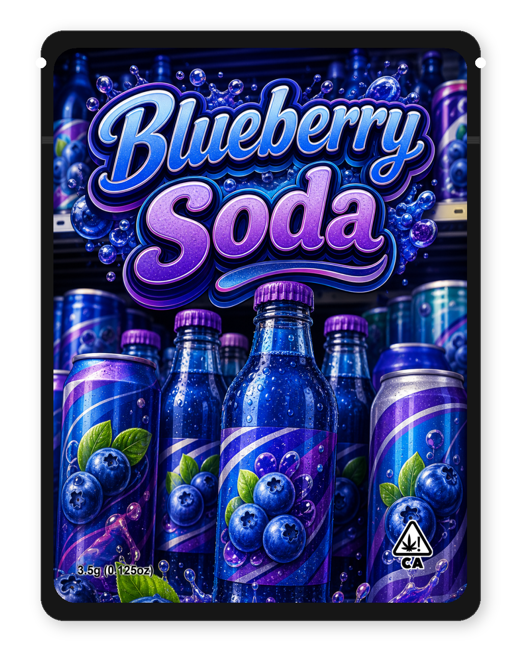 Blueberry Soda — Front