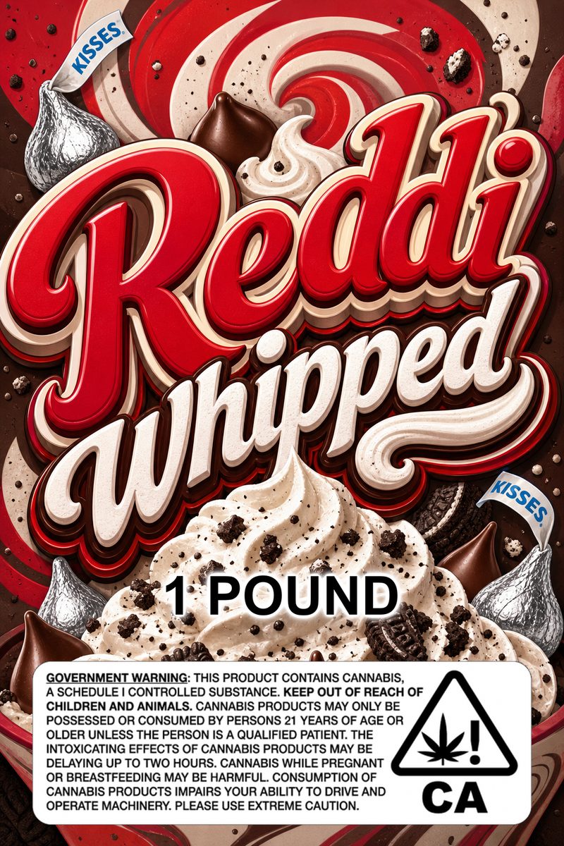 Reddi whipped custom 6x9 pound bag sticker / turkey-bag flavor label