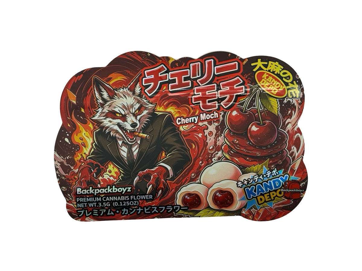 Cherry Mochi Mylar Bags 3.5g Kandy Depo (Only $0.21 Each) — front