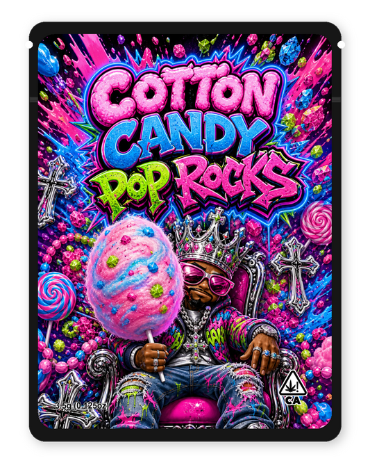 Cotton candy pop rocks — Front