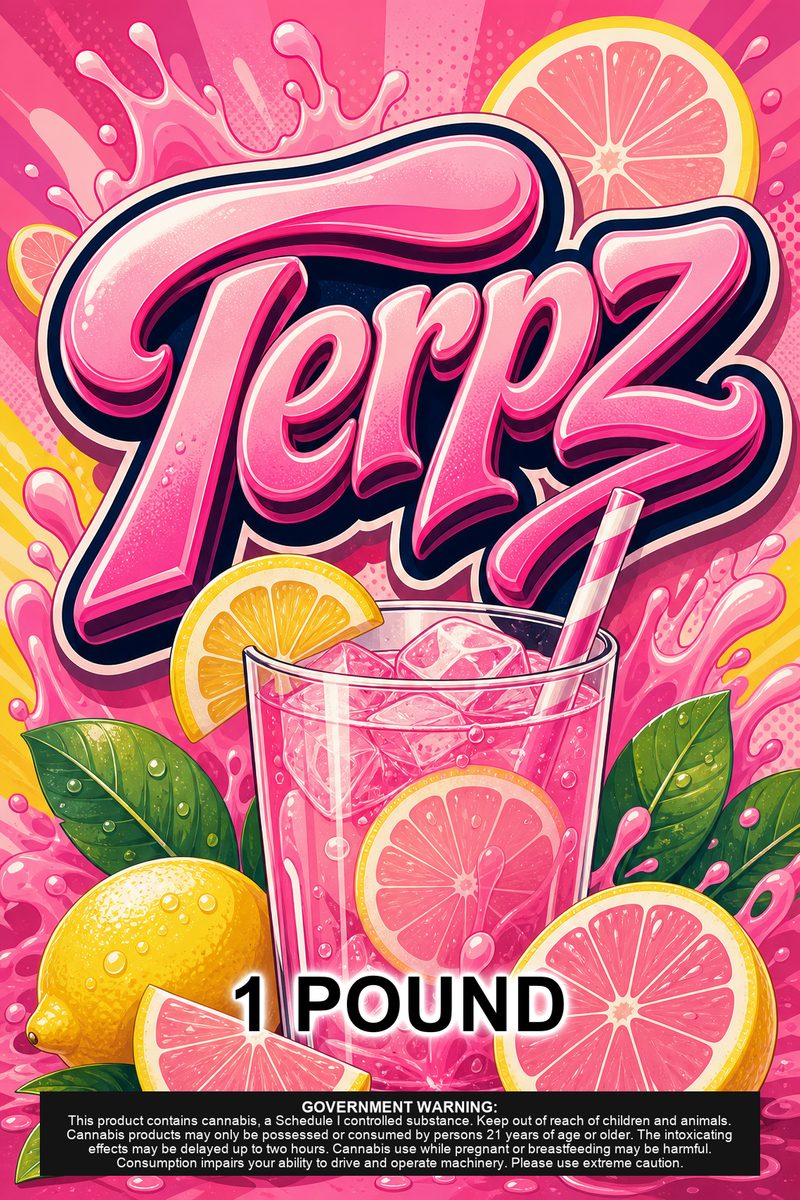 Terpz custom 6x9 pound bag sticker / turkey-bag flavor label
