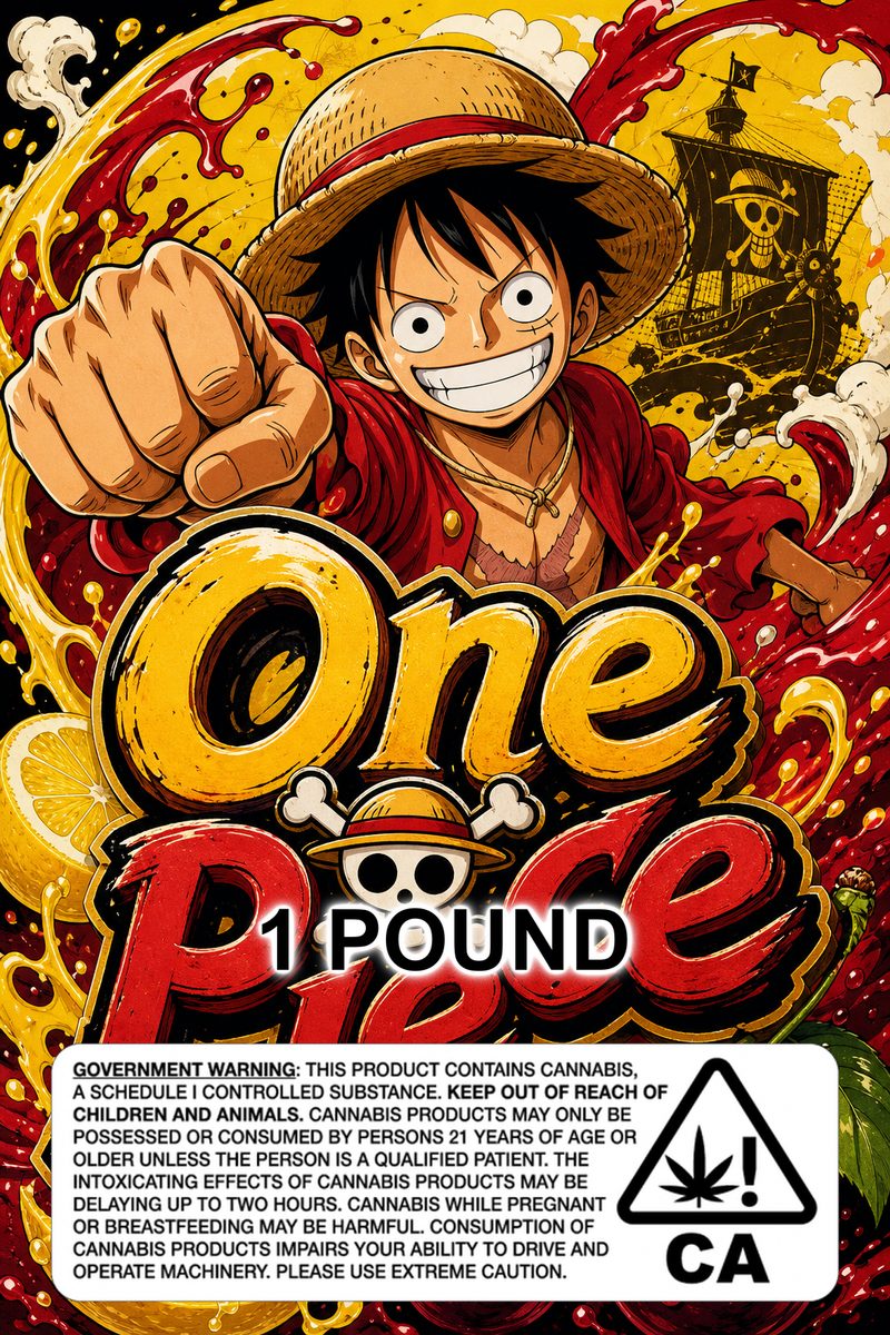 One piece custom 6x9 pound bag sticker / turkey-bag flavor label