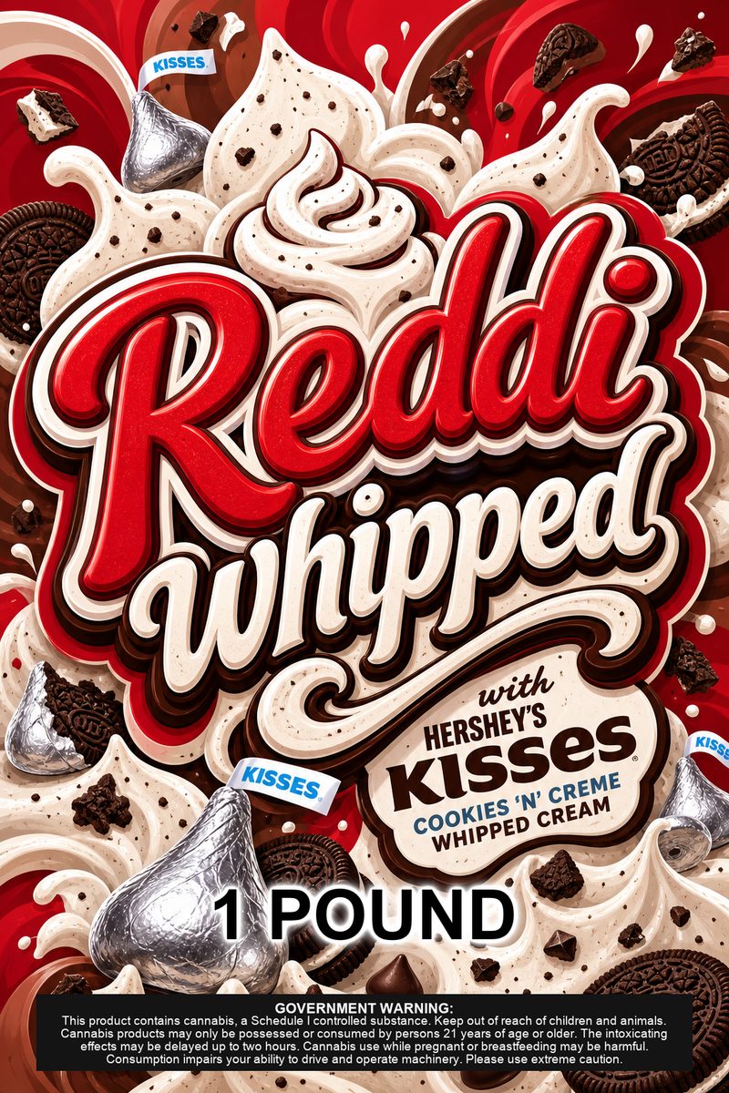 Reddi whipped custom 6x9 pound bag sticker / turkey-bag flavor label