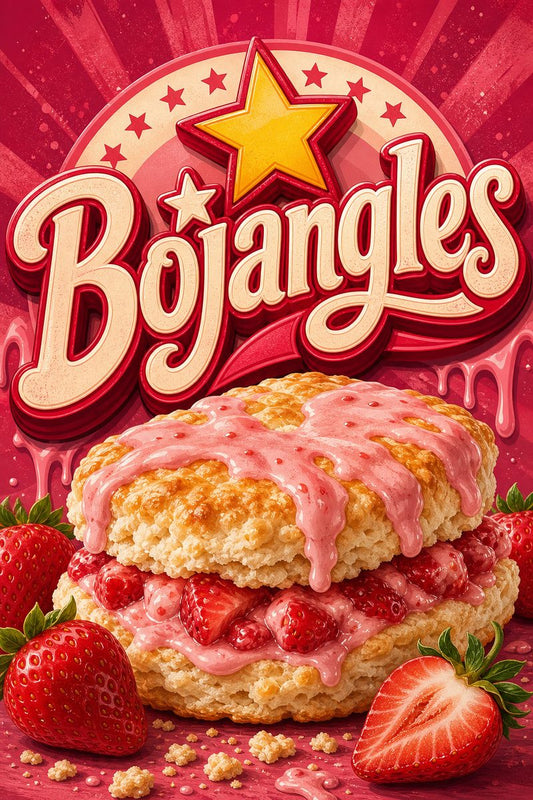 Bojangles custom 6x9 pound bag sticker / turkey-bag flavor label