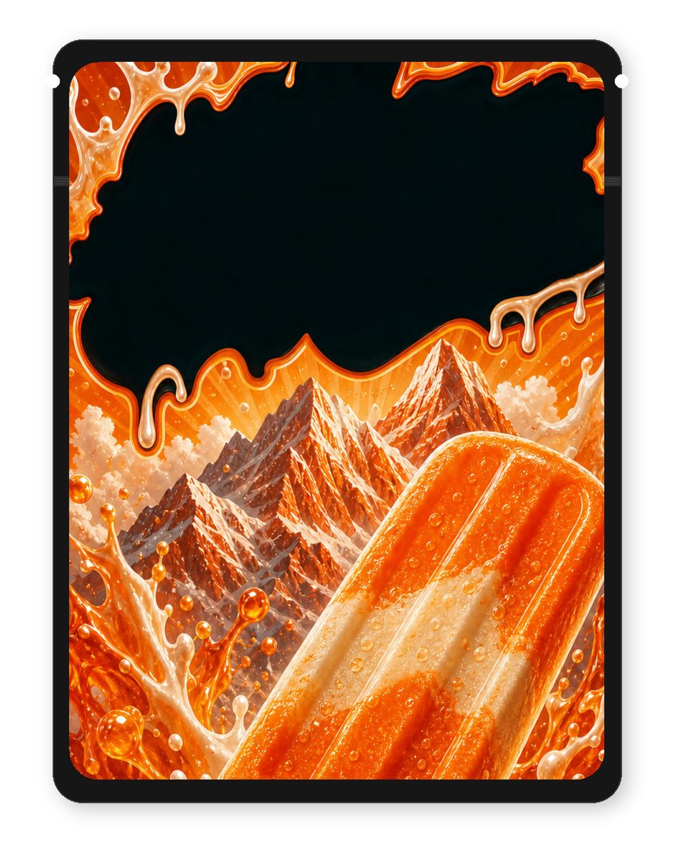 MTN ZA Orange Cream Soda custom 4"x5" mylar bag design (back)