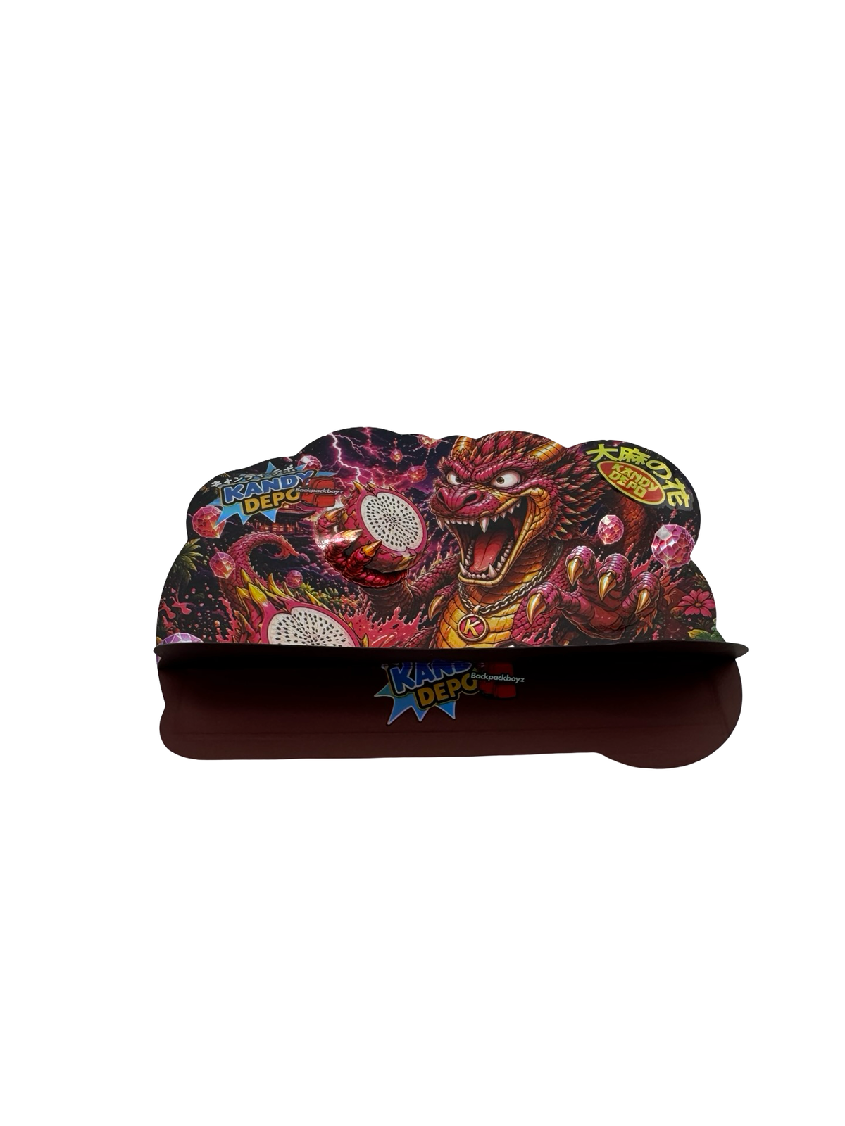 Dragon Fruit Kandy Depo mylar bag printed gusset