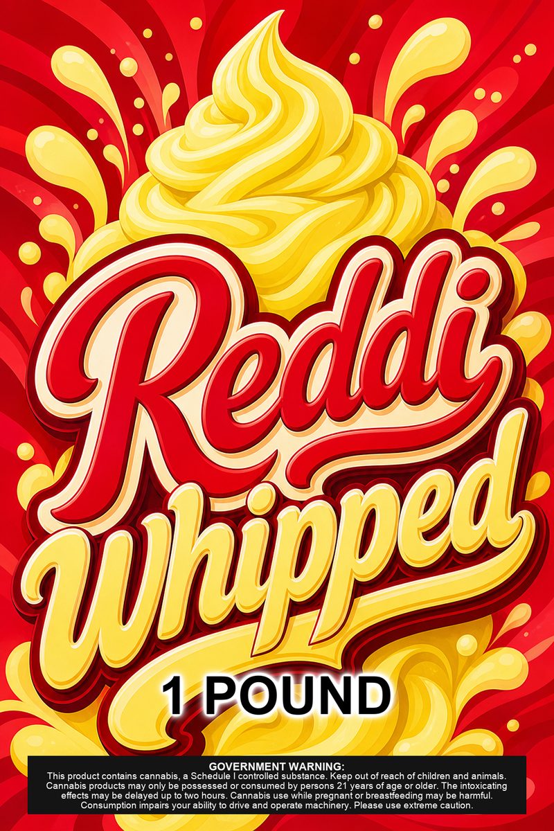 Reddi whipped custom 6x9 pound bag sticker / turkey-bag flavor label