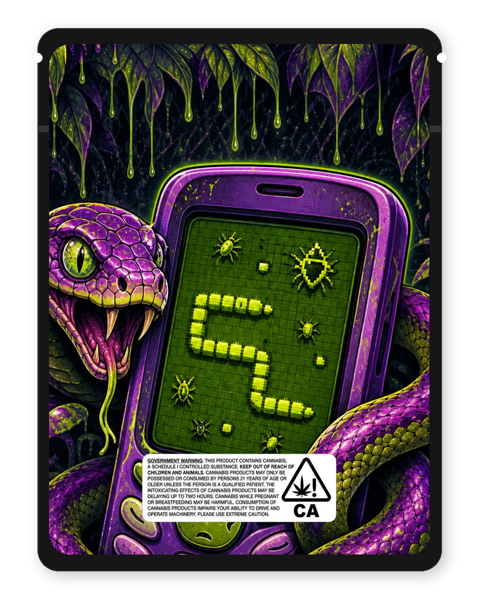 SL4PP1N.T3RPZ custom 4"x5" mylar bag design (back)