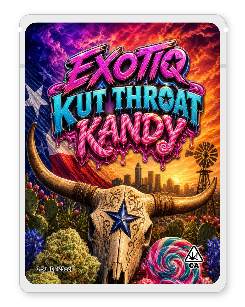 EXOTIQ KUT THROAT KANDY — Front