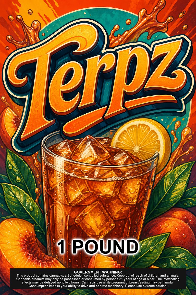 Terpz custom 6x9 pound bag sticker / turkey-bag flavor label