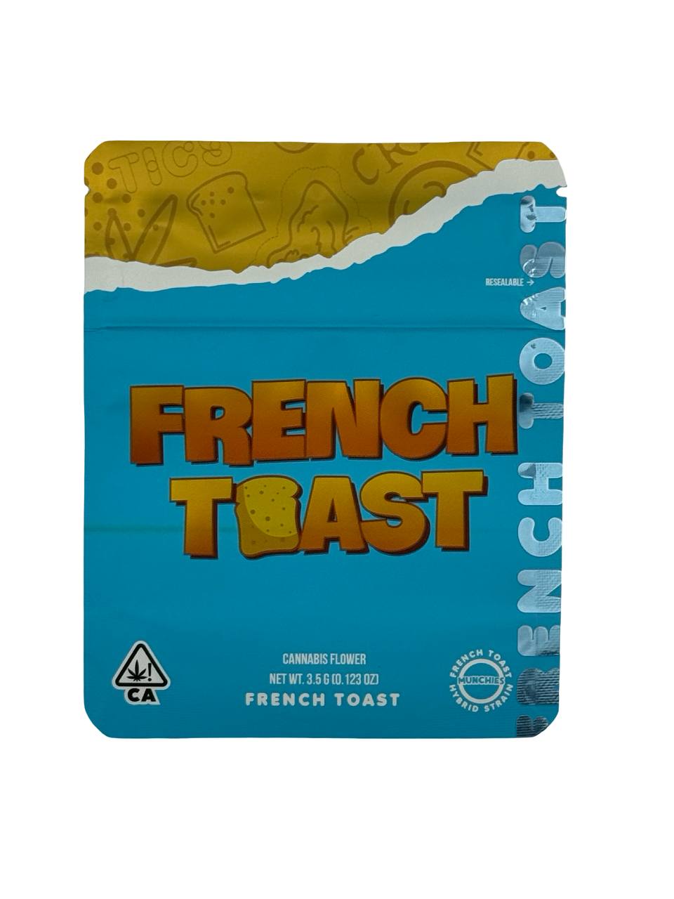 French Toast 3.5g Mylar Bags Munchies